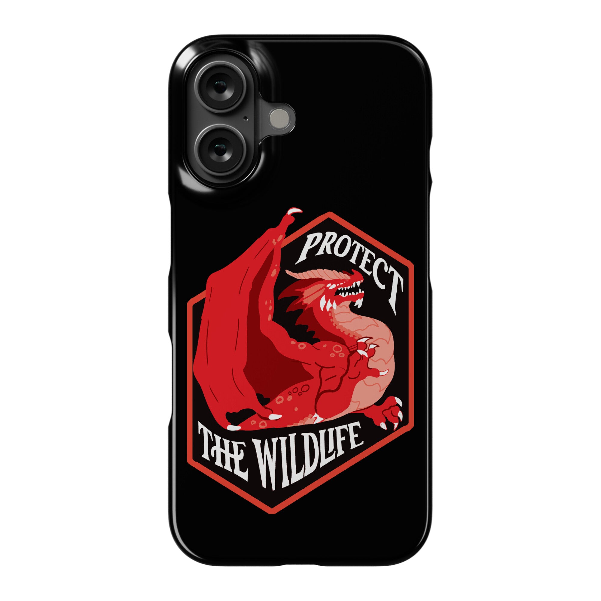Protect The Wildlife Red Dragon Phone Case